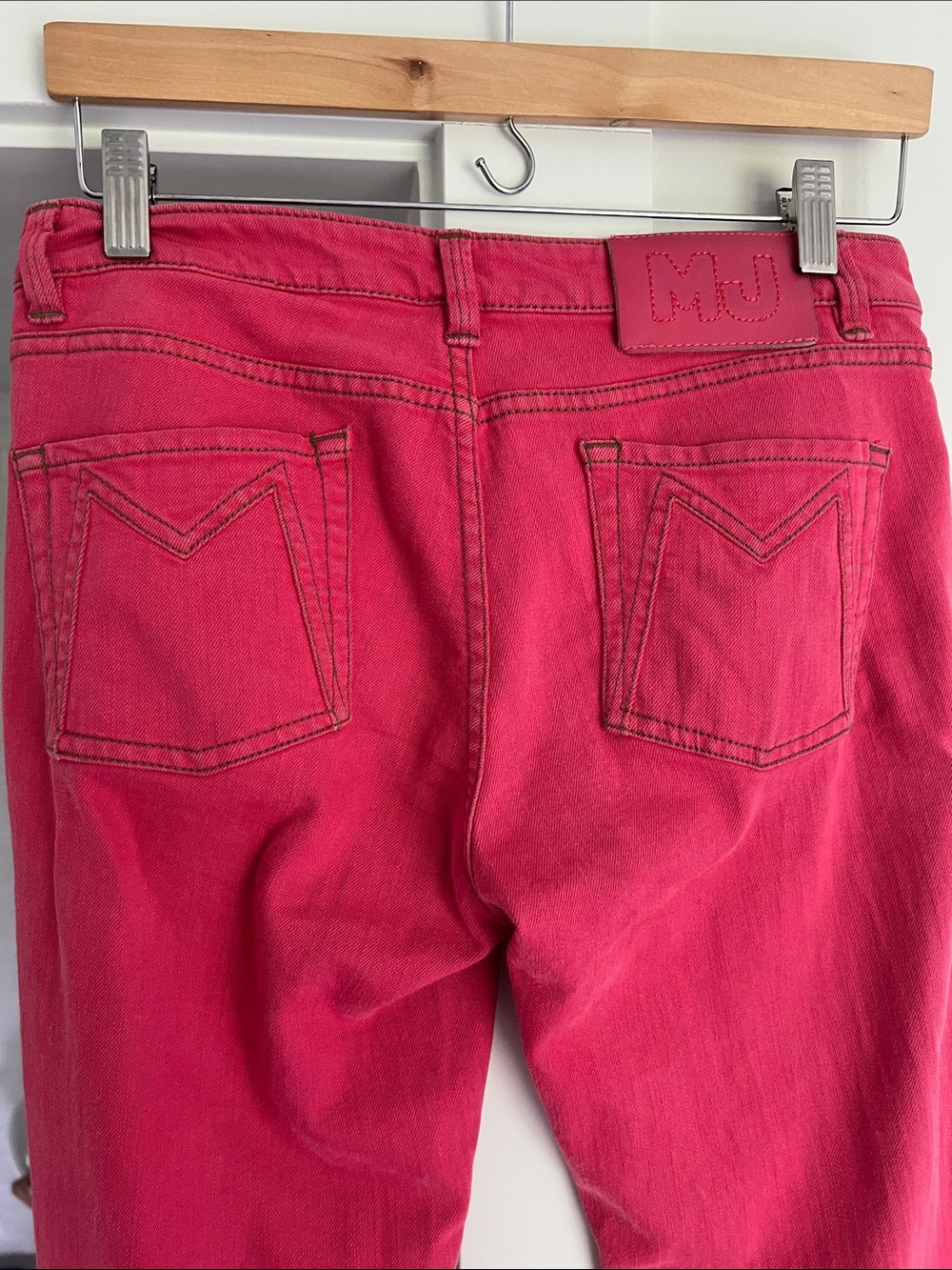 Vintage Marc By Marc Jacobs Hot Pink Skinny Jeans - Picture 5 of 8